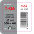 Ornament toba esapament curbat T-06 din otel inoxidabil lustruit racordare Ø30-44mm